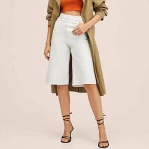 Tibi- NWT White Highwaisted Bermuda Shorts